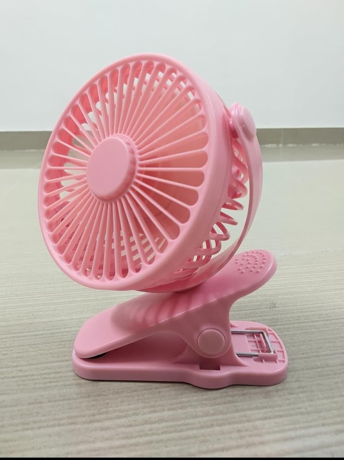 USB Silent Fan 3 Speed Handheld Fan 1200mAh Table Fan